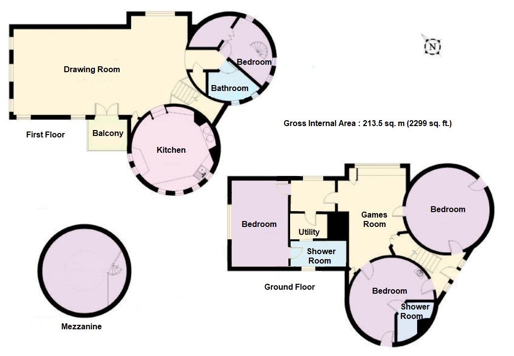 4 bedroom detached house Let Agreed in Edenbridge - Floorplan 1