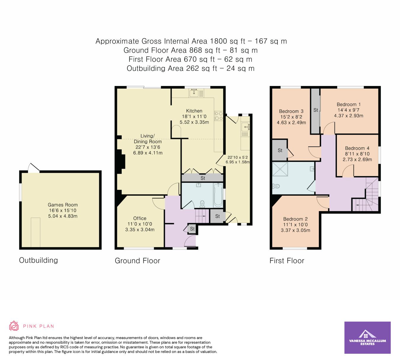 4 bedroom semi-detached house For Sale in Essendon - Floorplan 1