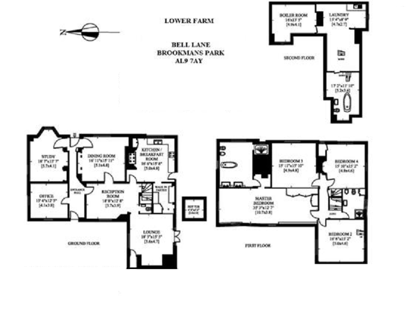 4 bedroom semi-detached house To Let in Bell Bar - Floorplan 1