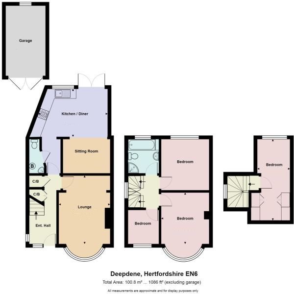 4 bedroom semi-detached house SSTC in Potters Bar - Floorplan 1