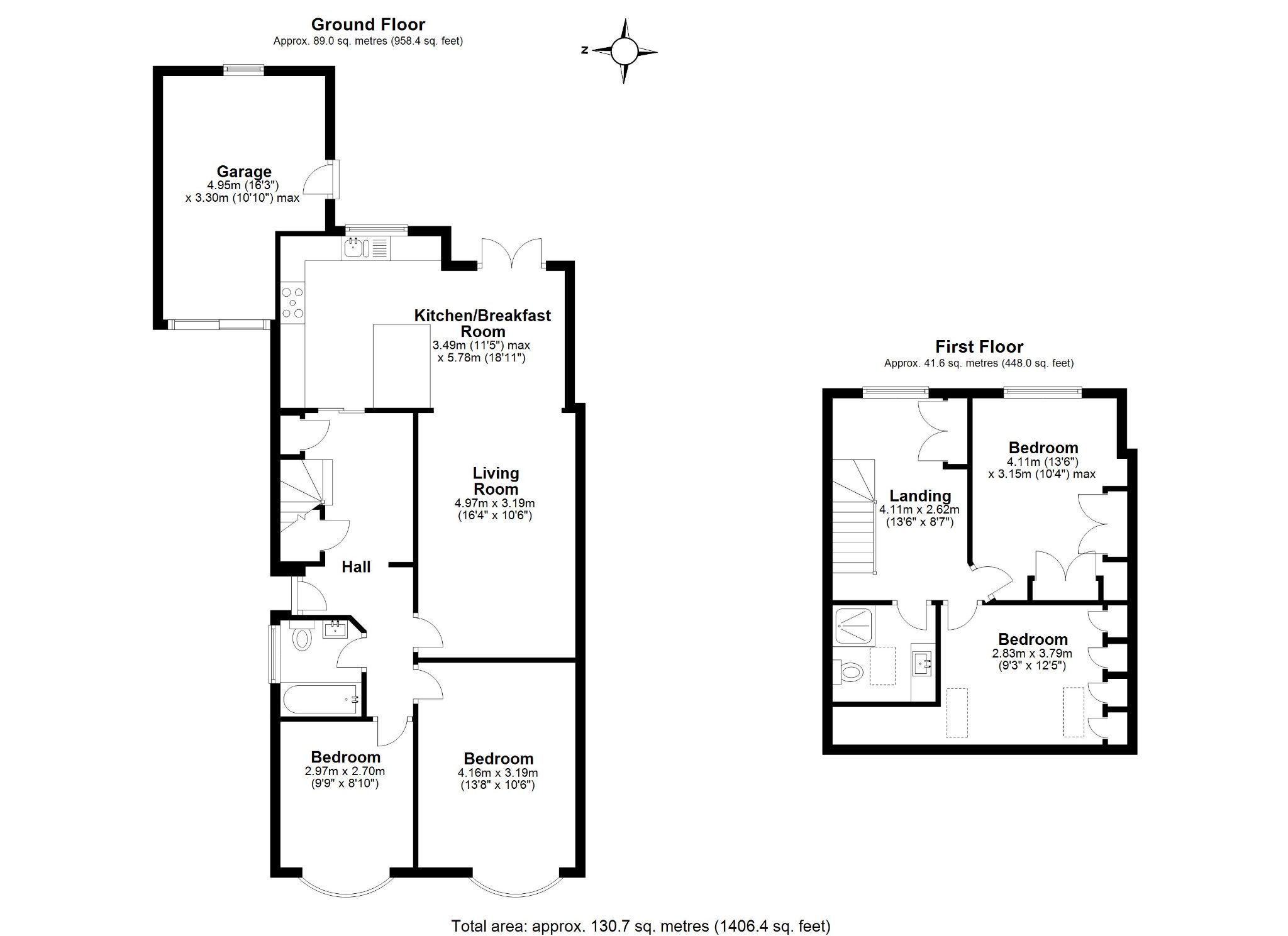 4 bedroom semi-detached bungalow SSTC in Potters Bar - Floorplan 1