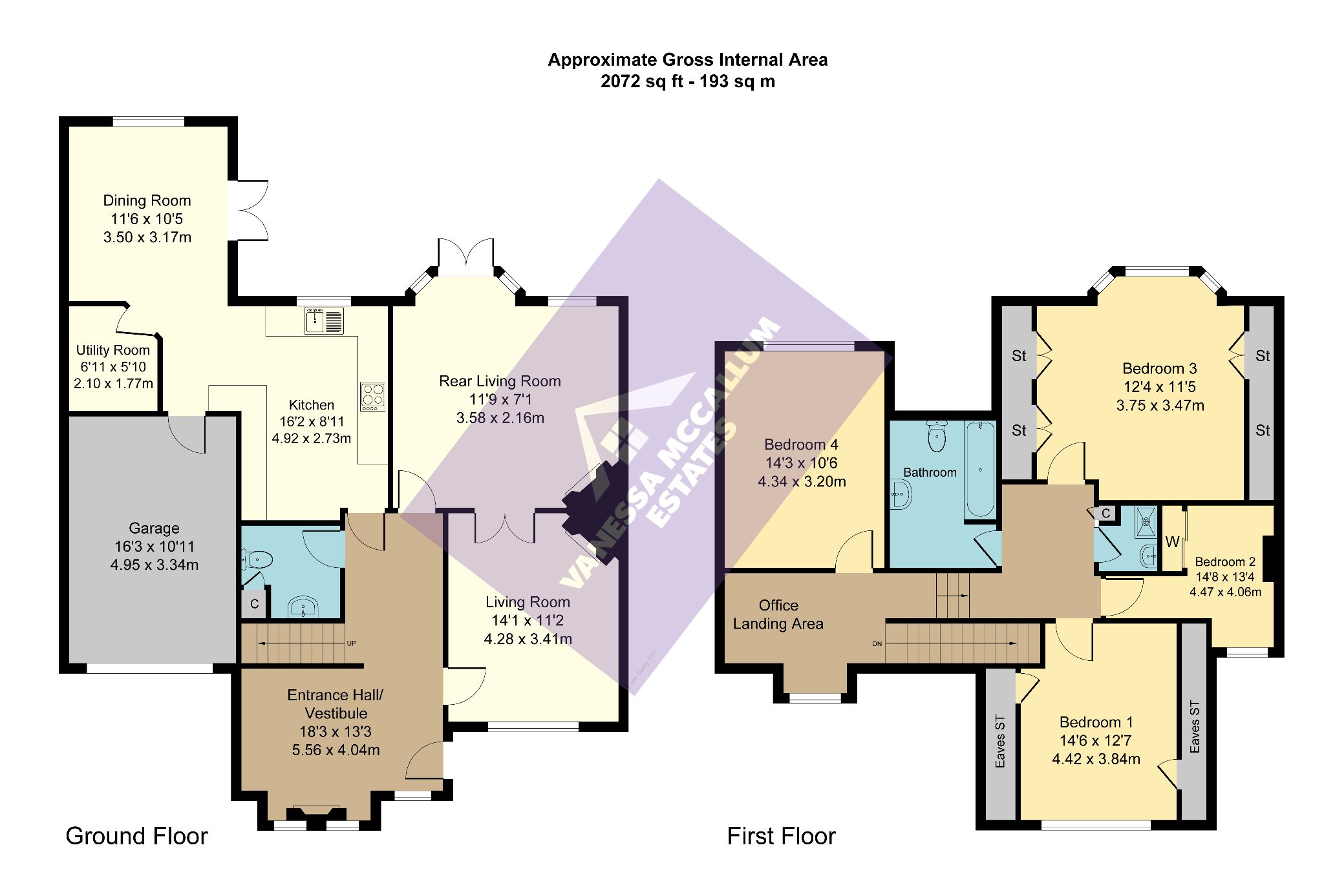 4 bedroom semi-detached house SSTC in Southgate - Floorplan 1