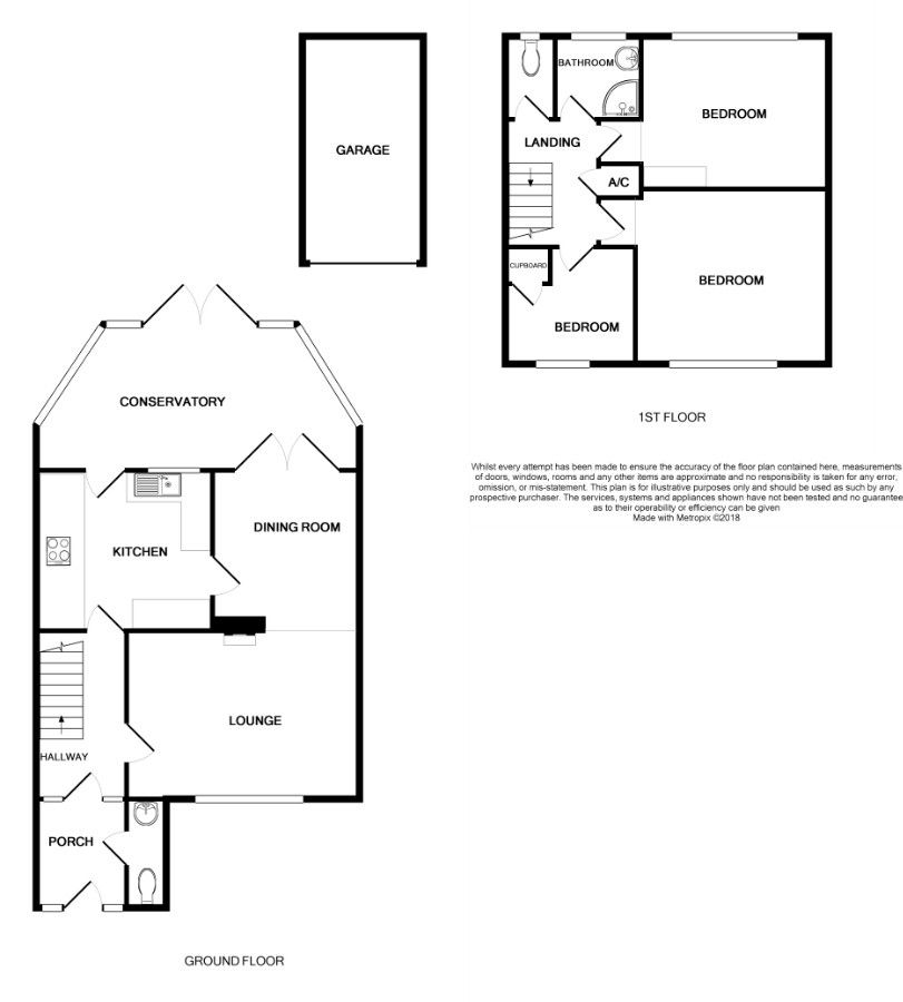 3 bedroom semi-detached house SSTC in Brookmans Park - Floorplan 1