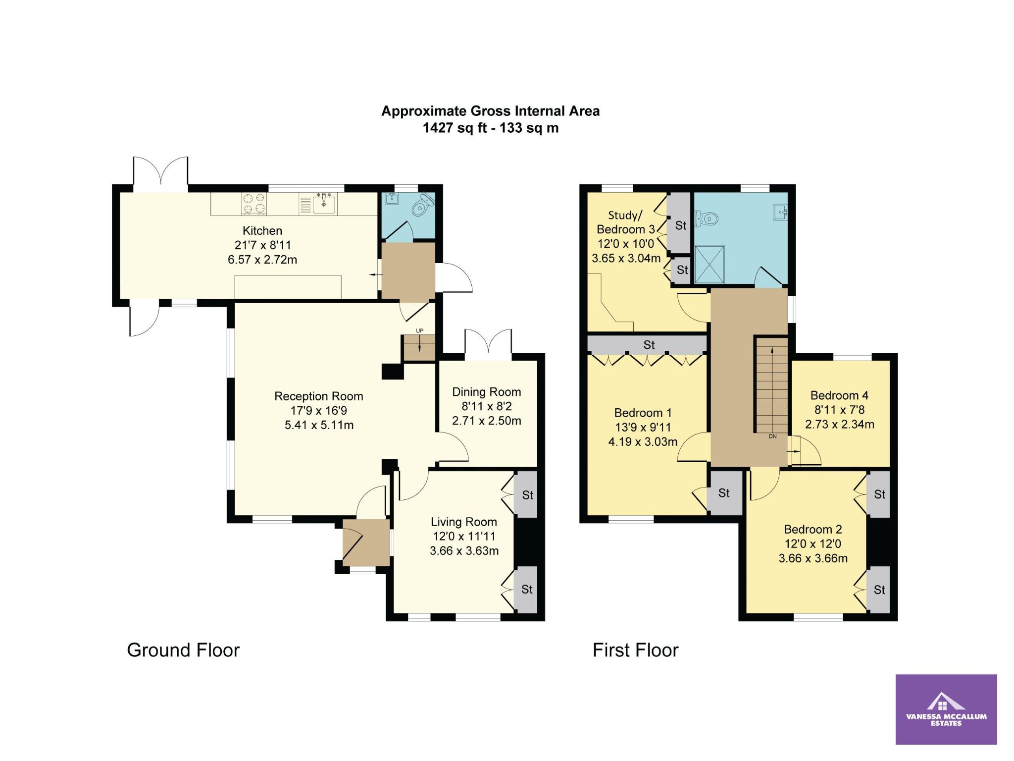 4 bedroom semi-detached house SSTC in Essendon - Floorplan 1