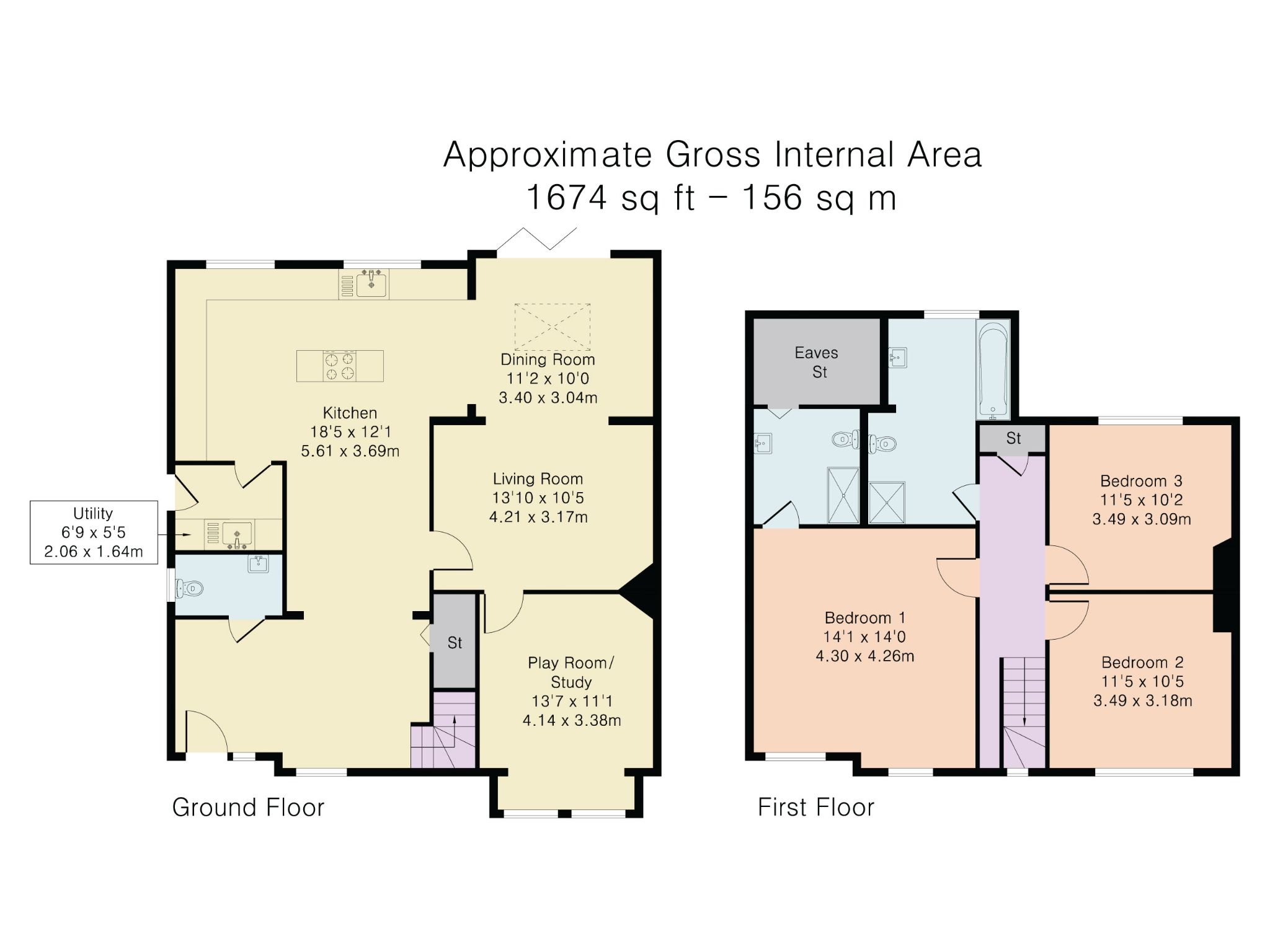 3 bedroom semi-detached house SSTC in Essendon - Floorplan 1