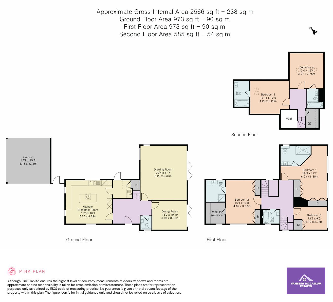 5 bedroom detached house SSTC in Kings Langley - Floorplan 1