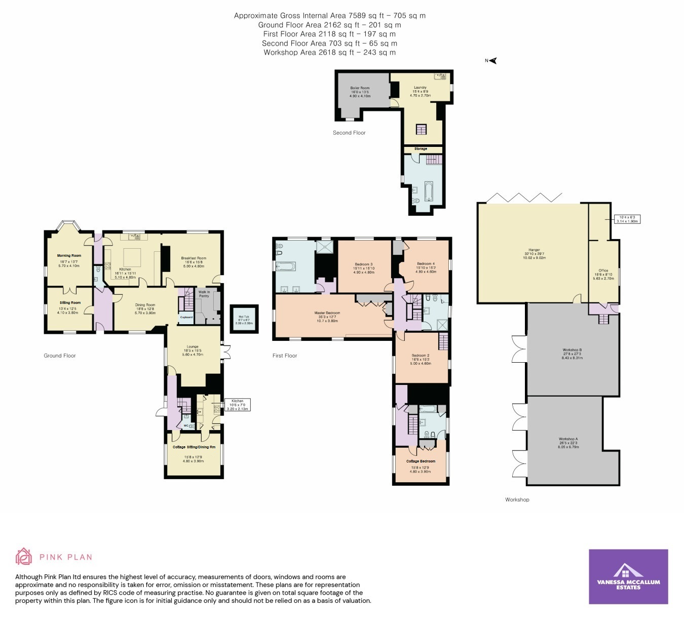 5 bedroom detached house For Sale in Bell Bar - Floorplan 1