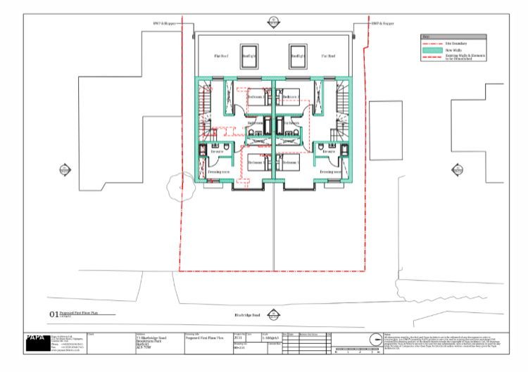 3 bedroom detached house For Sale in Brookmans Park - Proposed Floorplan
