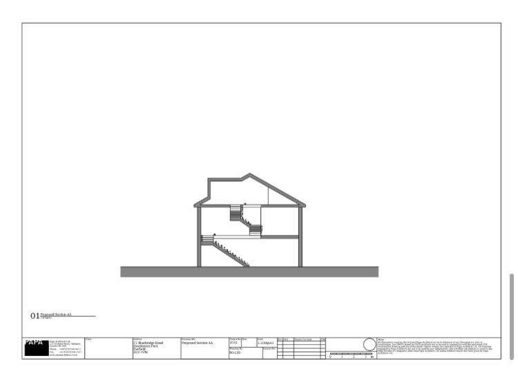 3 bedroom detached house For Sale in Brookmans Park - Proposed Elevation