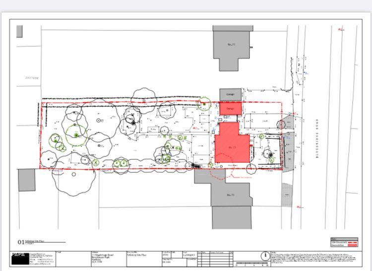 3 bedroom detached house For Sale in Brookmans Park - Existing Plot