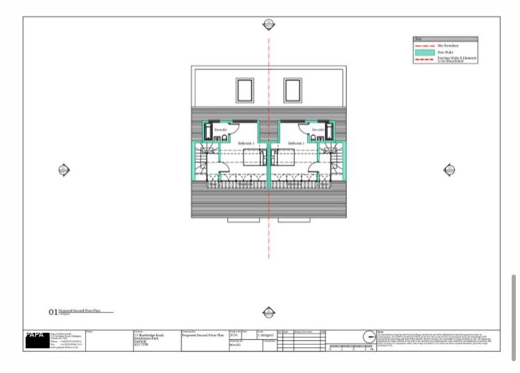 3 bedroom detached house For Sale in Brookmans Park - Proposed Floorplan