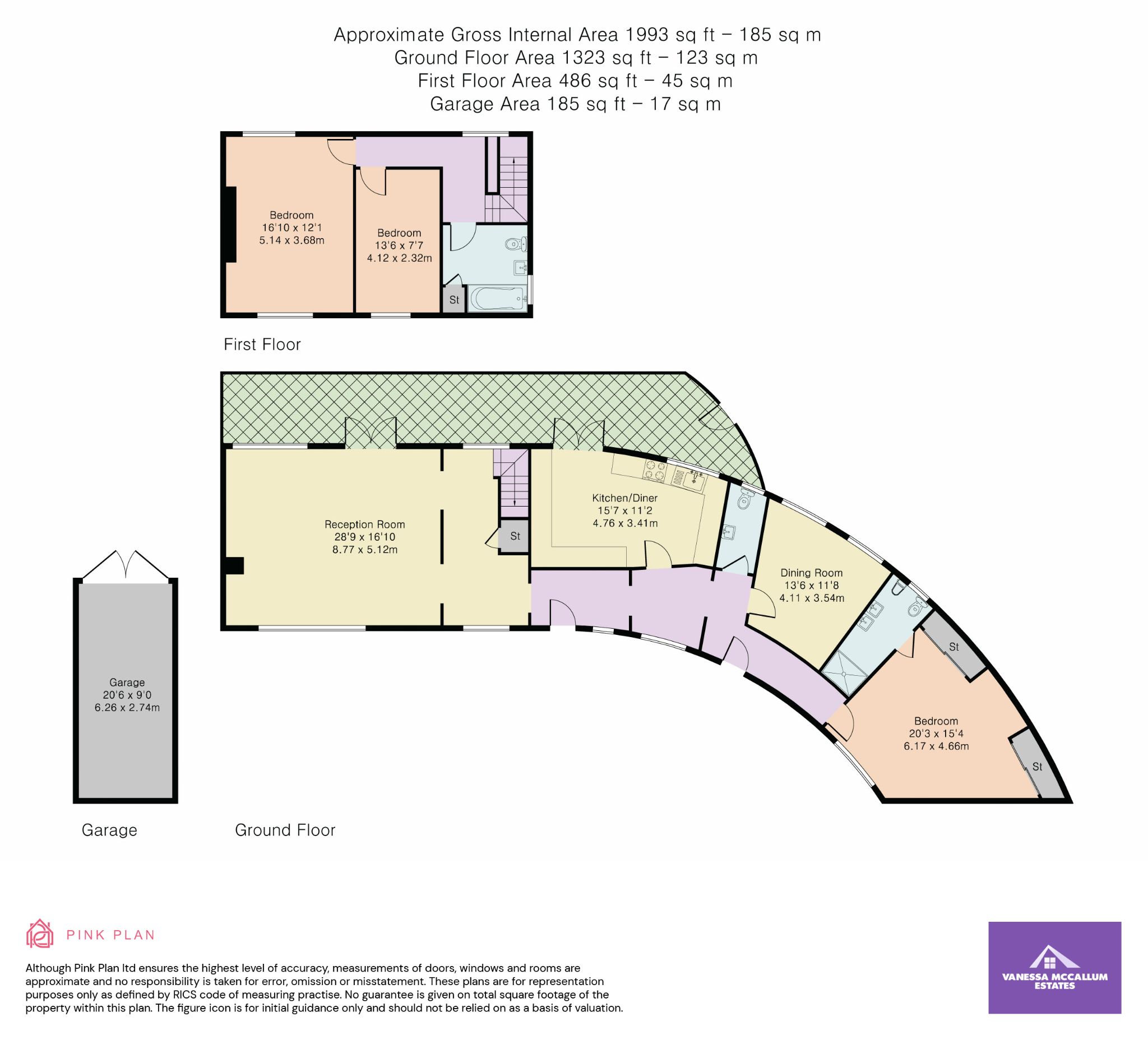 4 bedroom mews house For Sale in Hertford - Floorplan 1