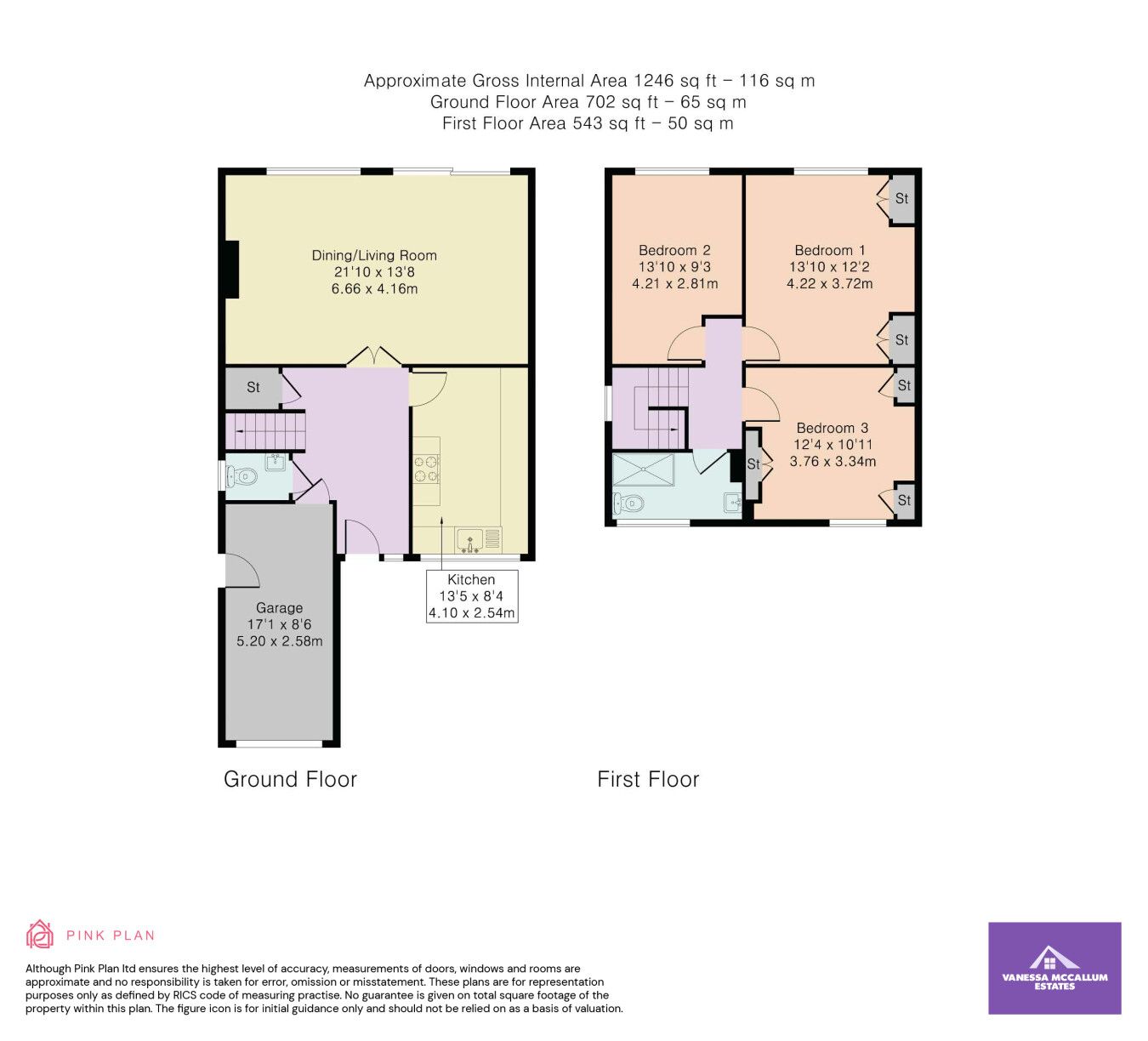 3 bedroom semi-detached house SSTC in Potters Bar - Floorplan 1