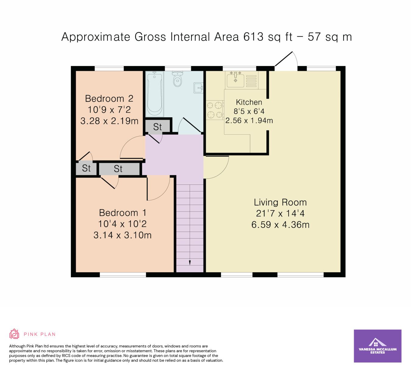 2 bedroom maisonette flat/apartment For Sale in Potters Bar - Photograph 1