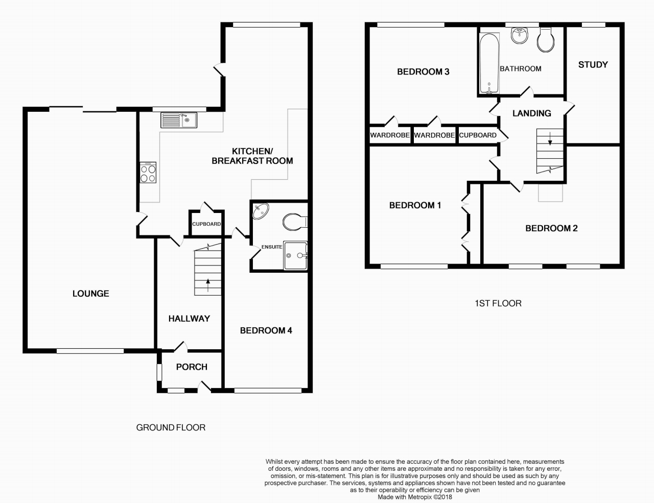 4 bedroom semi-detached house SSTC in Potters Bar - Floorplan 1