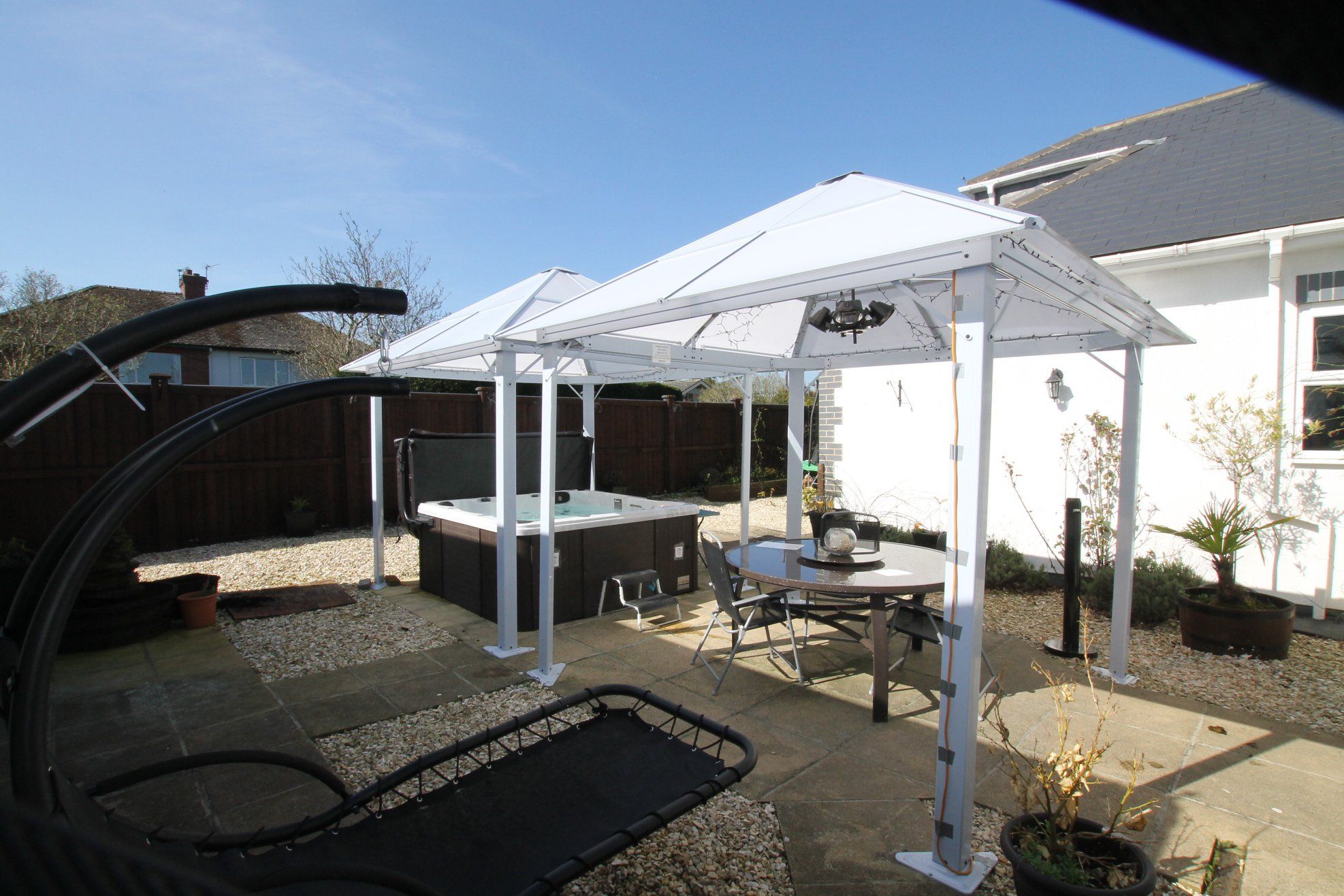 5 bedroom detached bungalow For Sale in Crook - Rear Courtyard.