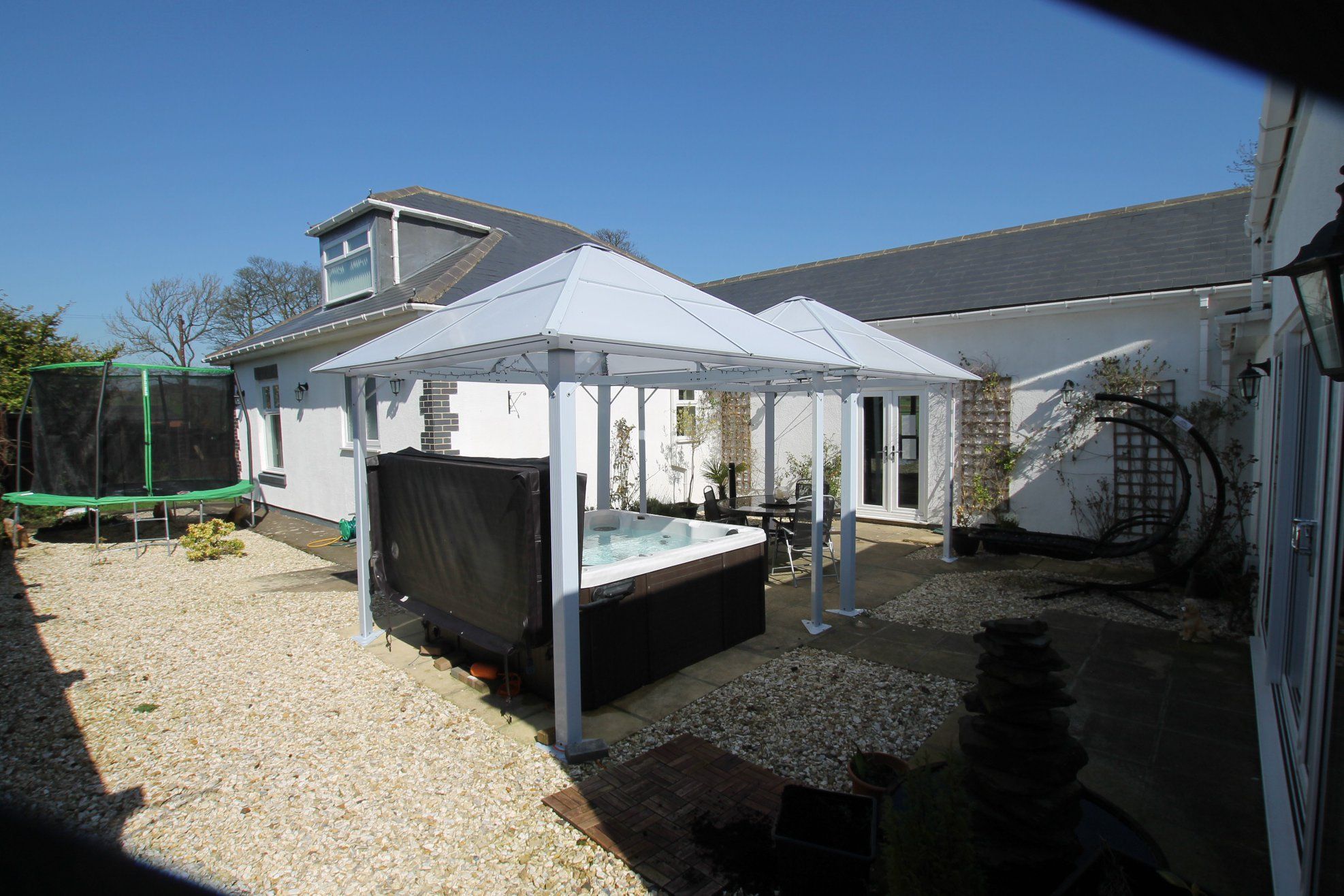 5 bedroom detached bungalow For Sale in Crook - Hot Tub.