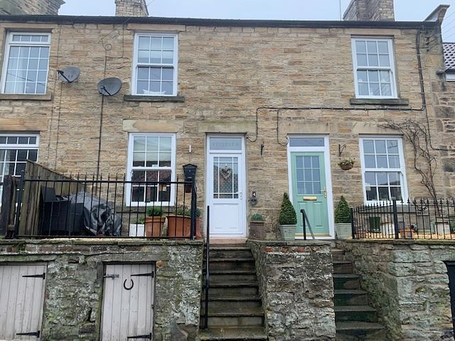 2 bedroom mid terraced house Sale Agreed in Witton Le Wear - Front Elevation.