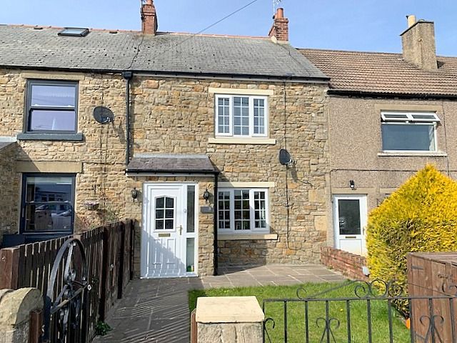 2 bedroom mid terraced house Sale Agreed in Butterknowle, Bishop Auckland - Front Elevation.