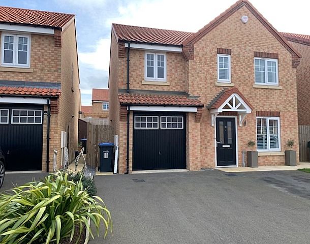 4 bedroom detached house For Sale in Stainton, Middlesbrough - Front Elevation.