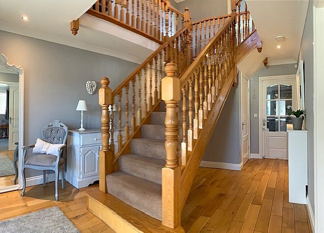 4 bedroom detached house For Sale in Bearpark, Durham - Reception Hallway.
