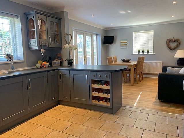4 bedroom detached house For Sale in Bearpark, Durham - Kitchen Diner/Family Room.