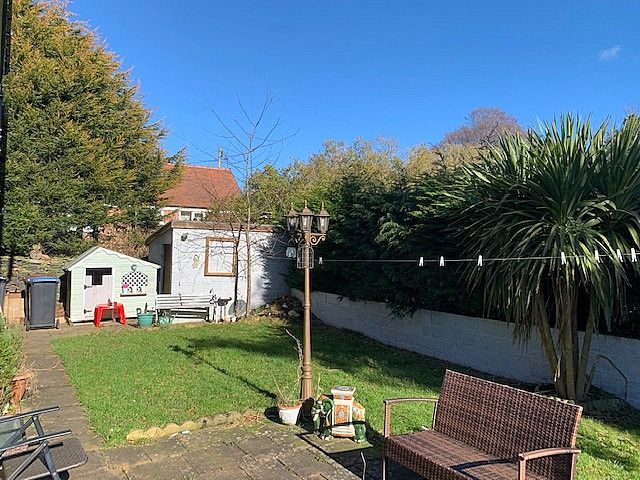 4 bedroom detached house For Sale in Bearpark, Durham - Rear Garden.