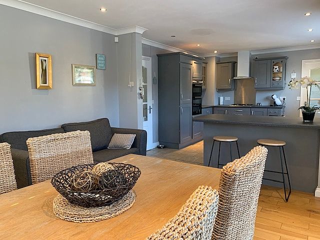 4 bedroom detached house For Sale in Bearpark, Durham - Kitchen Diner/Family Room.