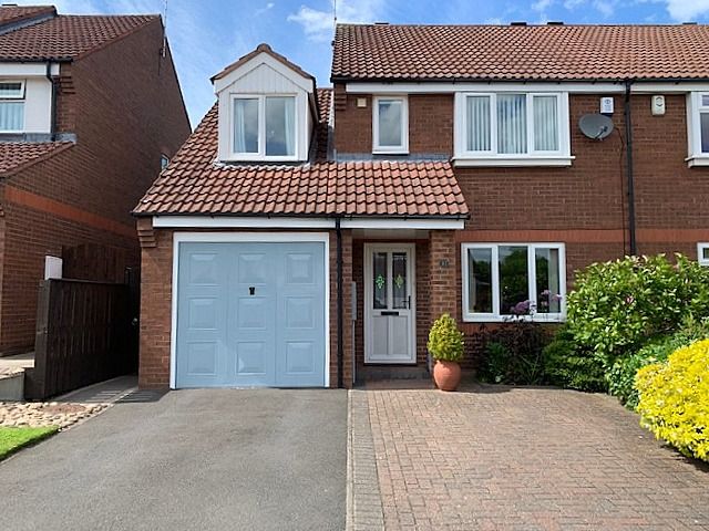 3 bedroom semi-detached house For Sale in Bishop Auckland - Front Elevation.