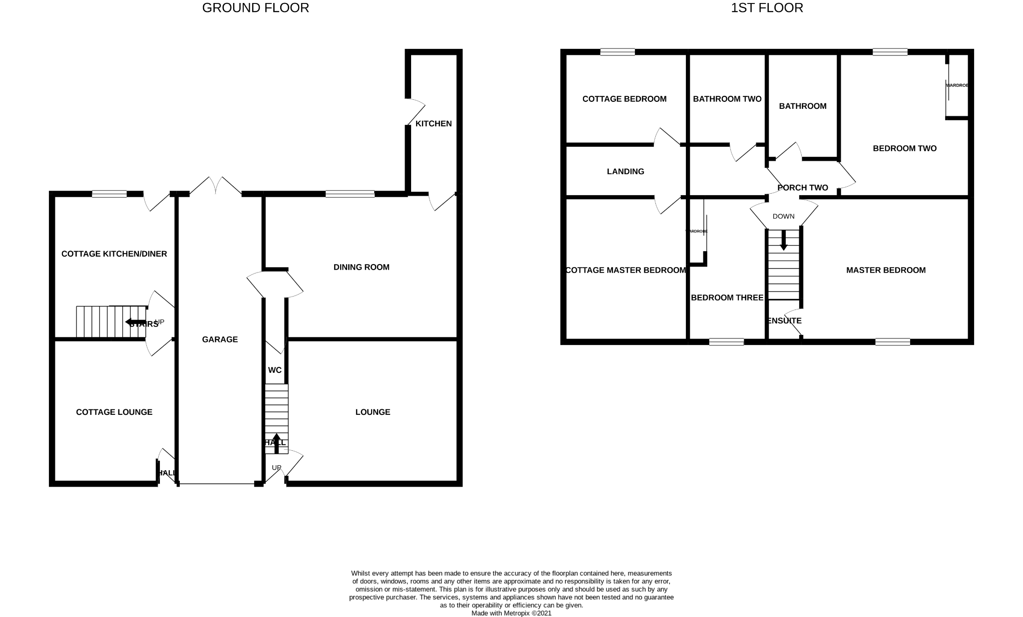 5 bedroom detached house For Sale in Witton Park, Bishop Auckland - Floorplan 1.