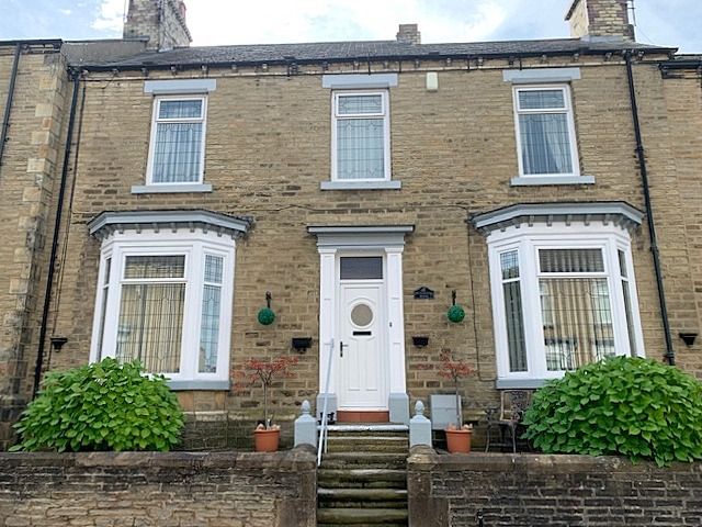 4 bedroom mid terraced house For Sale in Bishop Auckland - Front Elevation.