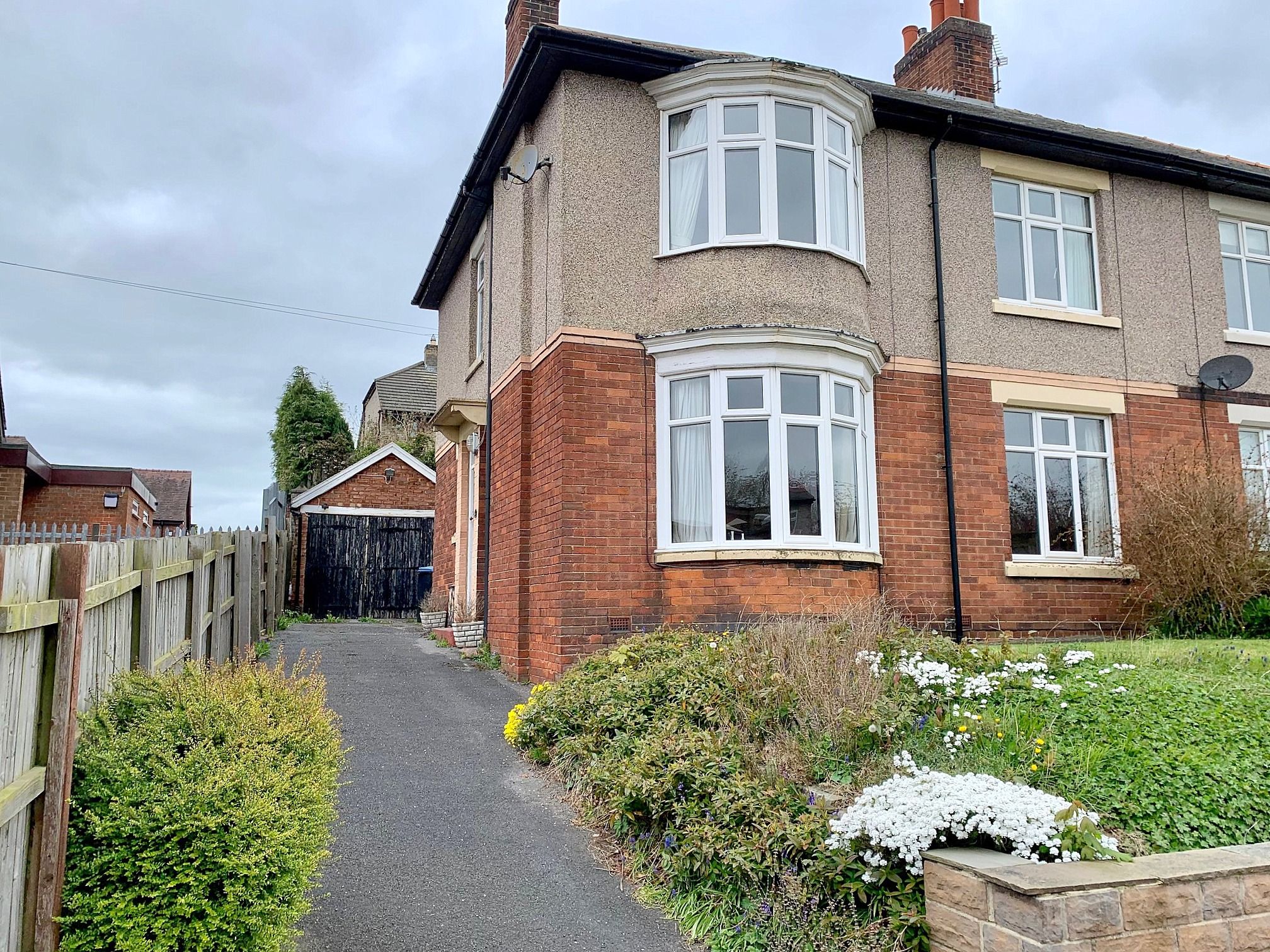 3 bedroom semi-detached dormer house Sale Agreed in Bishop Auckland - Front Elevation.