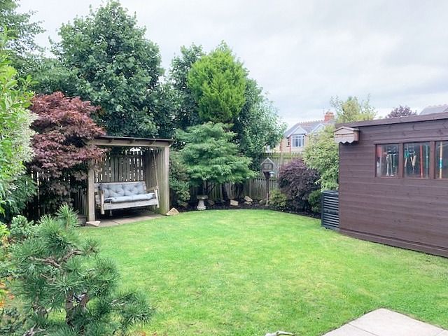4 bedroom detached house Sale Agreed in Bishop Auckland - Rear Garden.