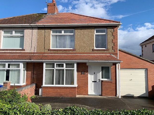 3 bedroom semi-detached house Sale Agreed in Bishop Auckland - Front Elevation.