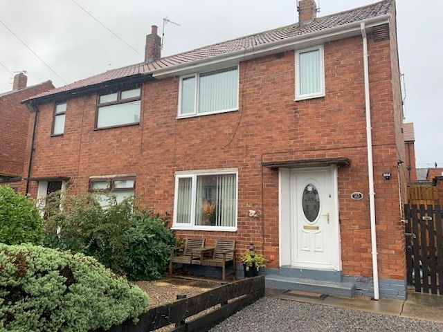 3 bedroom semi-detached house Sale Agreed in Crook - Front Elevation.