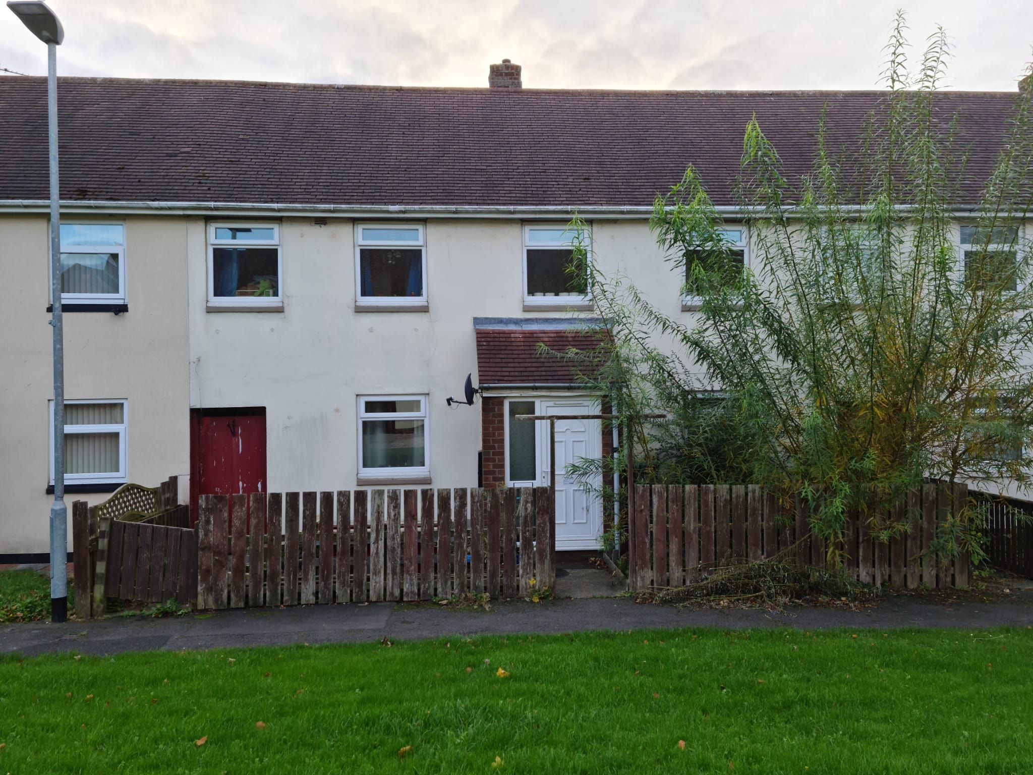4 bedroom mid terraced house Sale Agreed in Houghton Le Spring - Front Elevation.