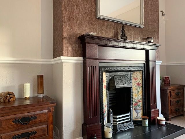 4 bedroom semi-detached house Sale Agreed in Bishop Auckland - Dining Room Fireplace.