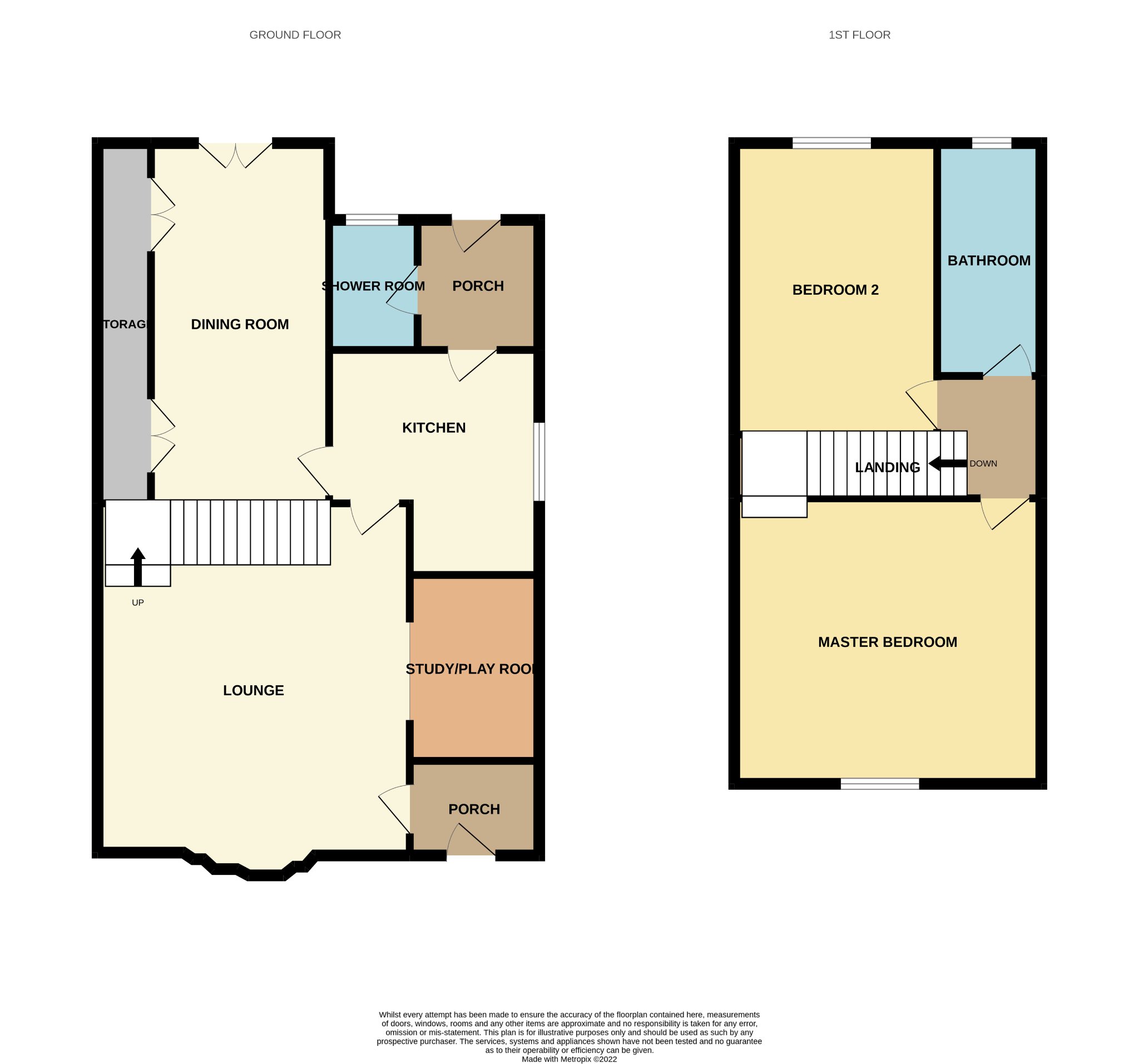 2 bedroom end terraced house SSTC in Bishop Auckland - Floorplan 1.