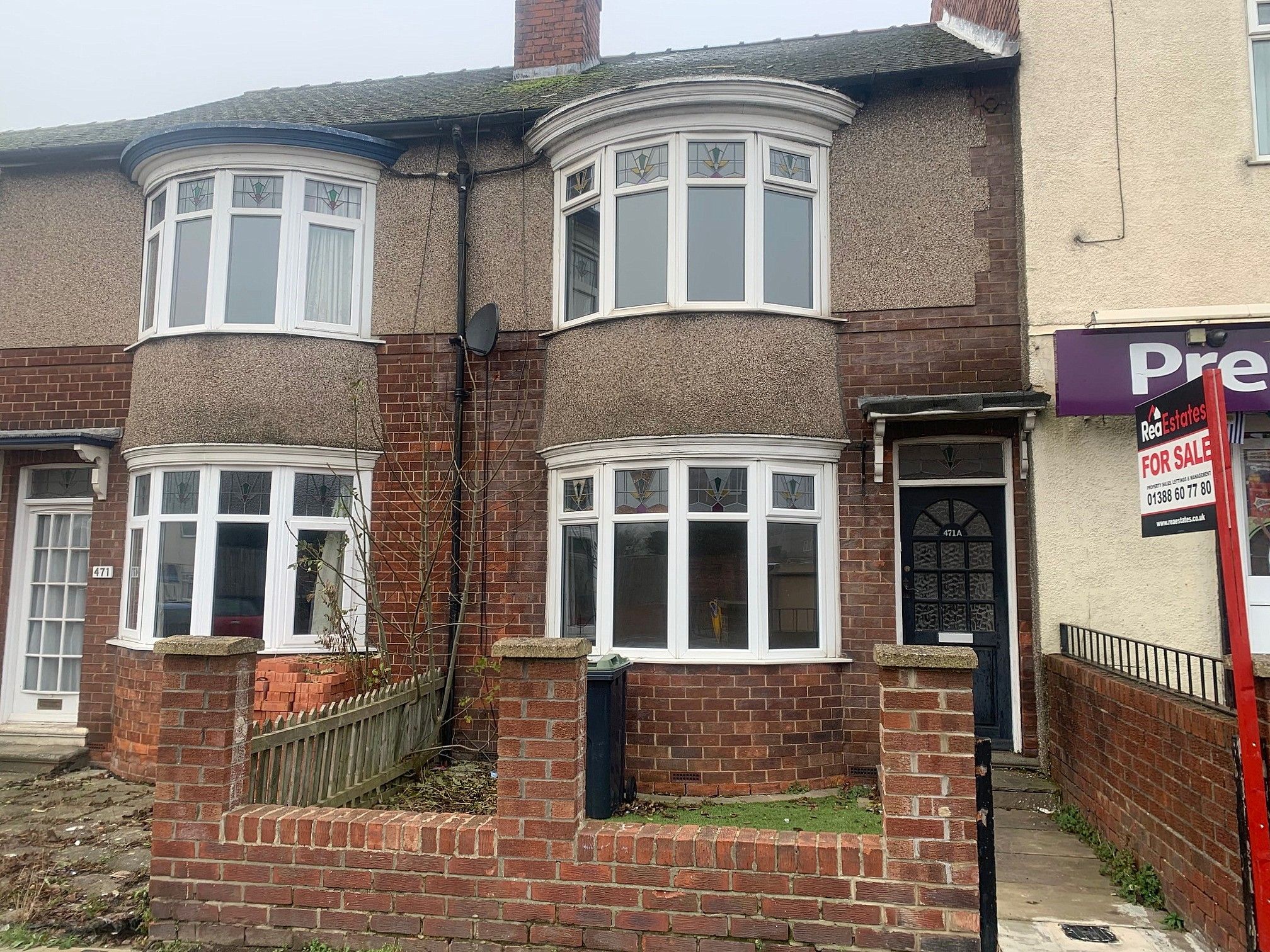 A North Road, Darlington, DL1 2 bedroom mid terraced house For Sale