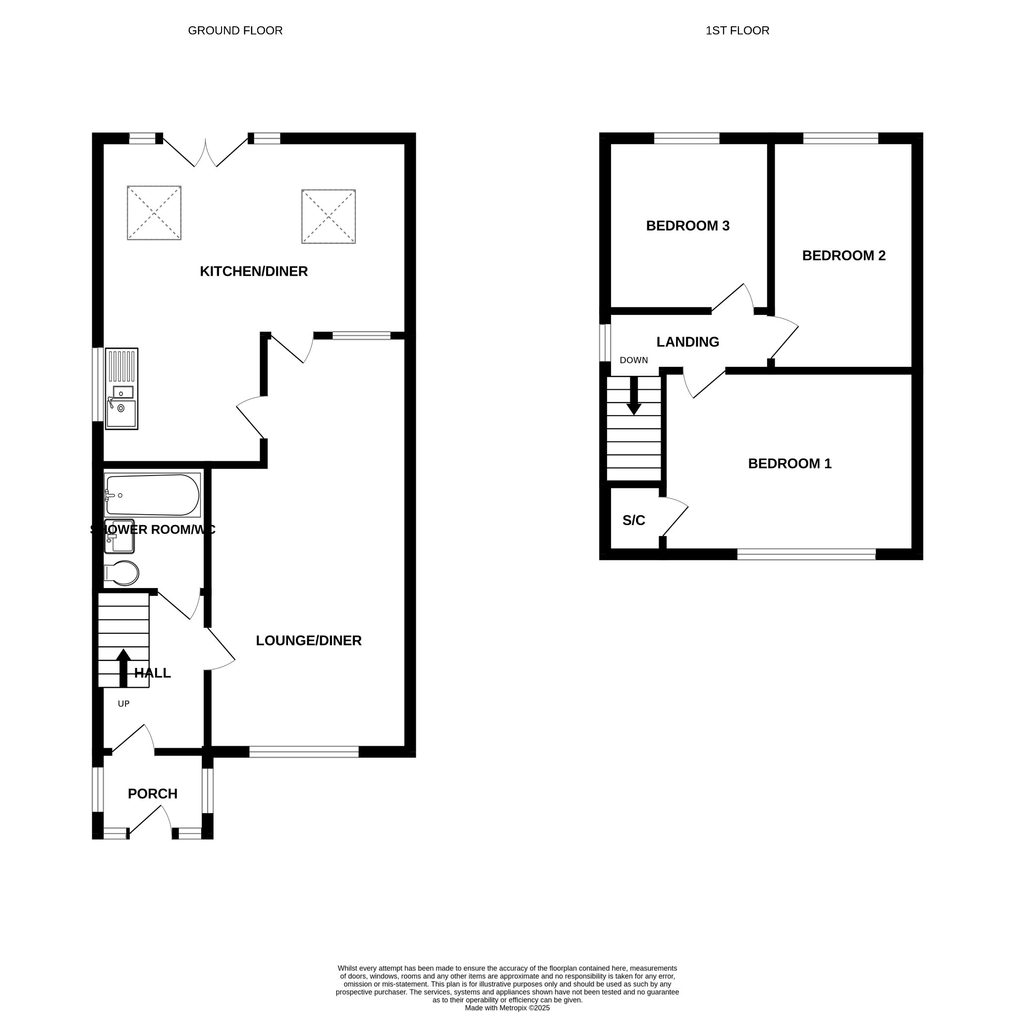 3 bedroom semi-detached house For Sale in Bishop Auckland - Floorplan 1.