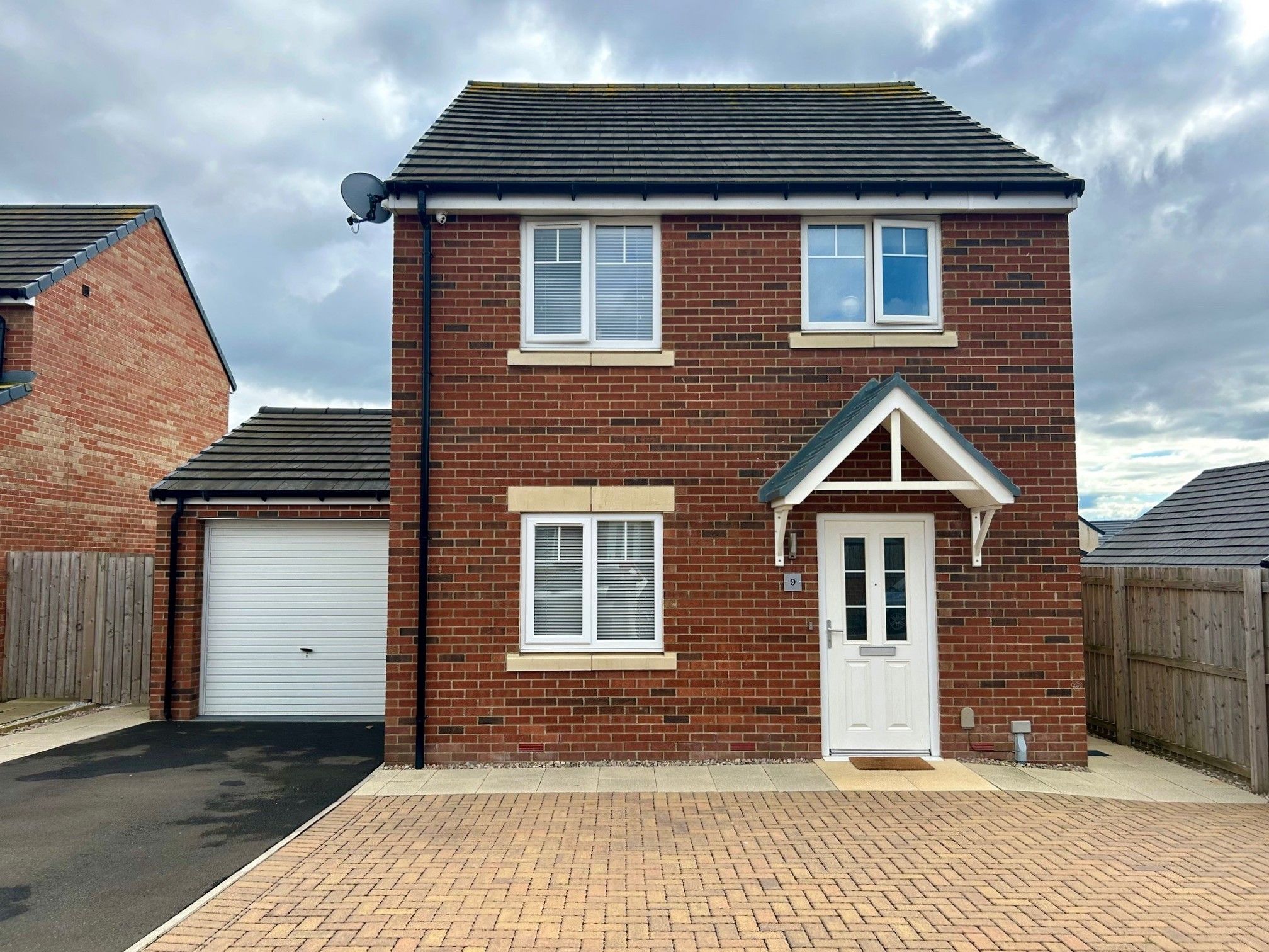 3 bedroom detached house For Sale in Bishop Aukland - Front Elevation.