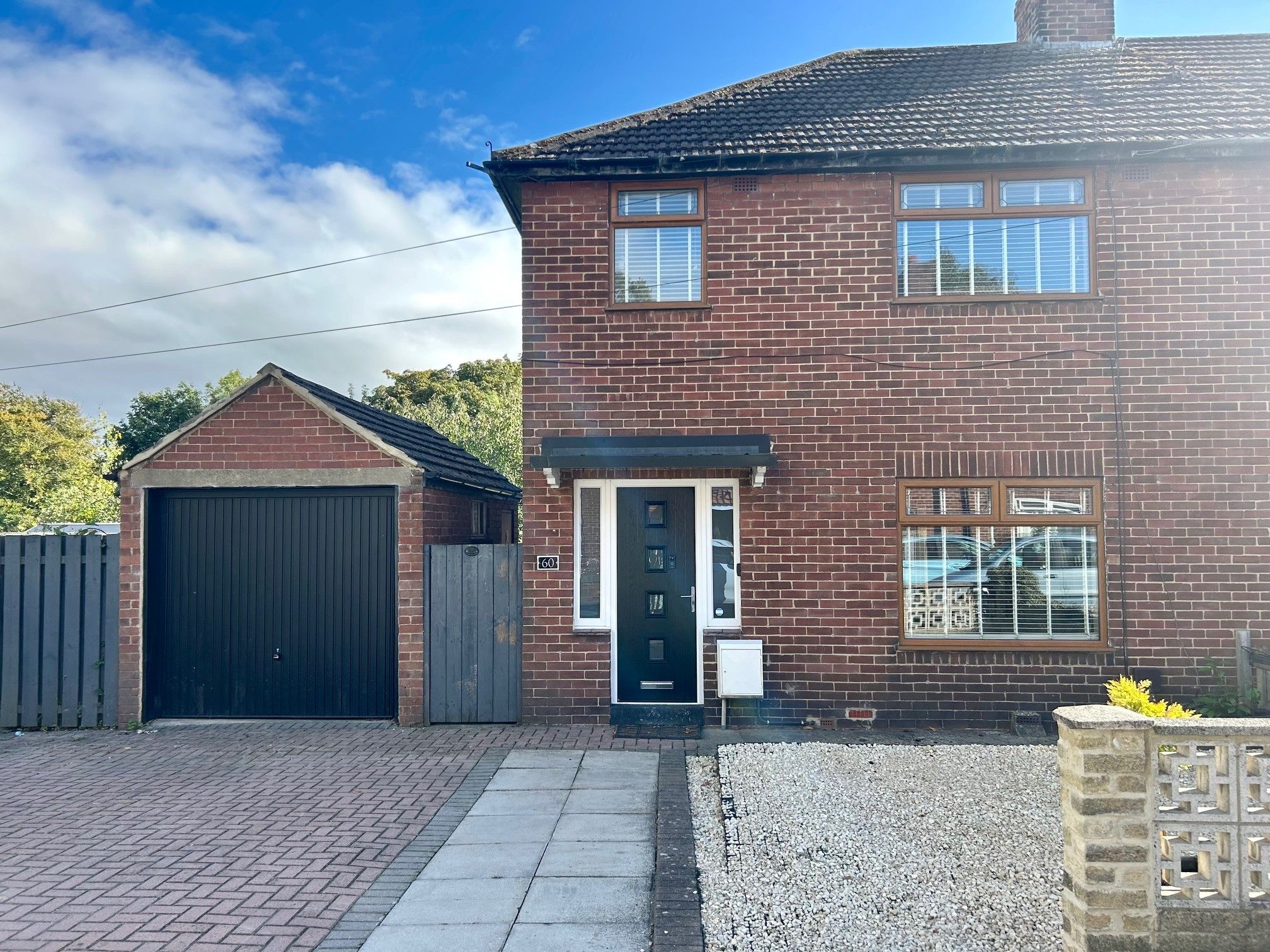 3 bedroom semi-detached house For Sale in Bishop Auckland - Front Elevation.
