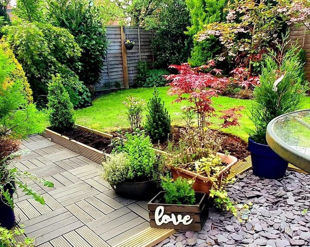 3 bedroom detached house Sale Agreed in Shildon - Rear Garden.