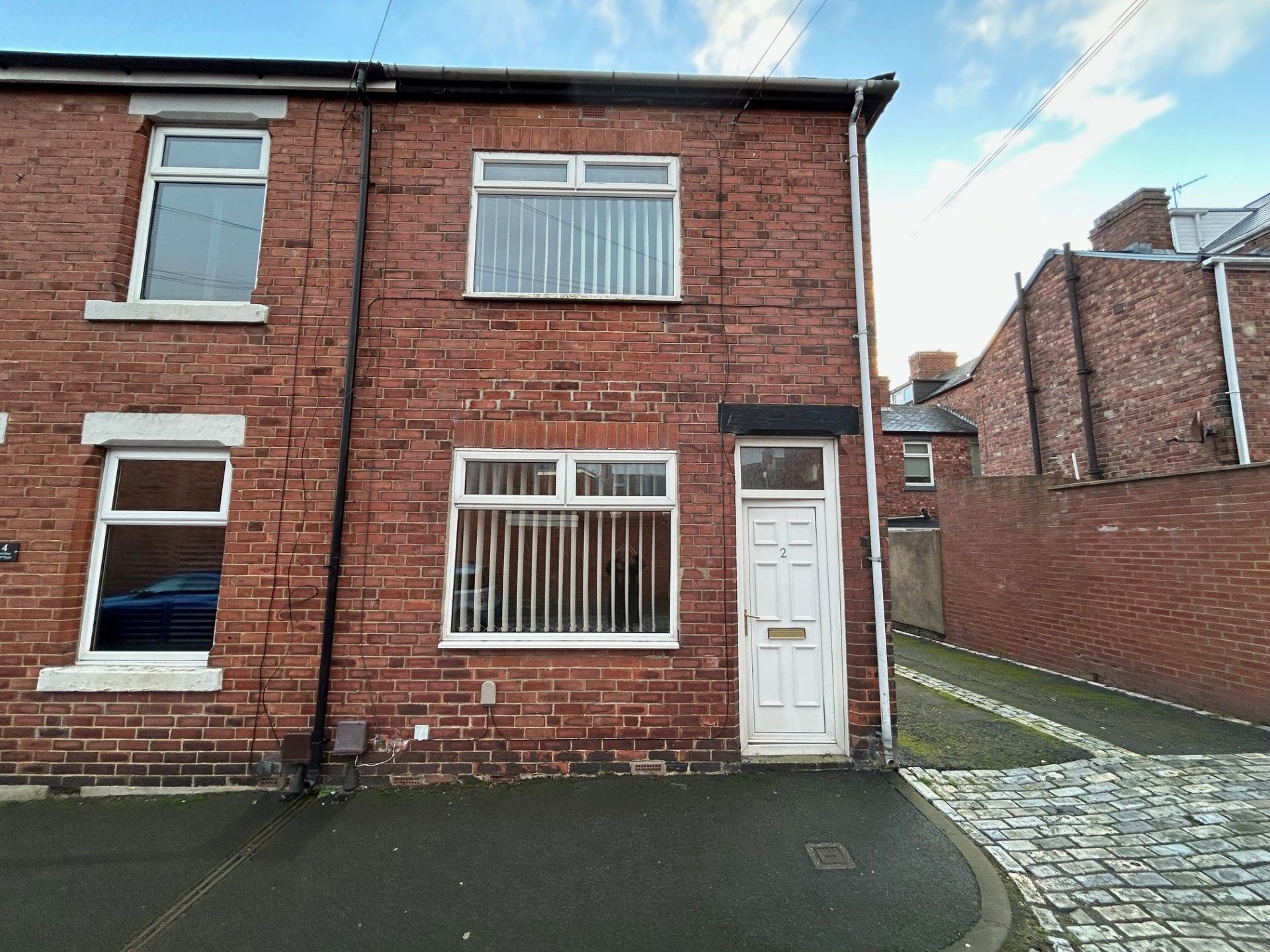 2 bedroom end terraced house For Sale in Bishop Auckland - Front Elevation.