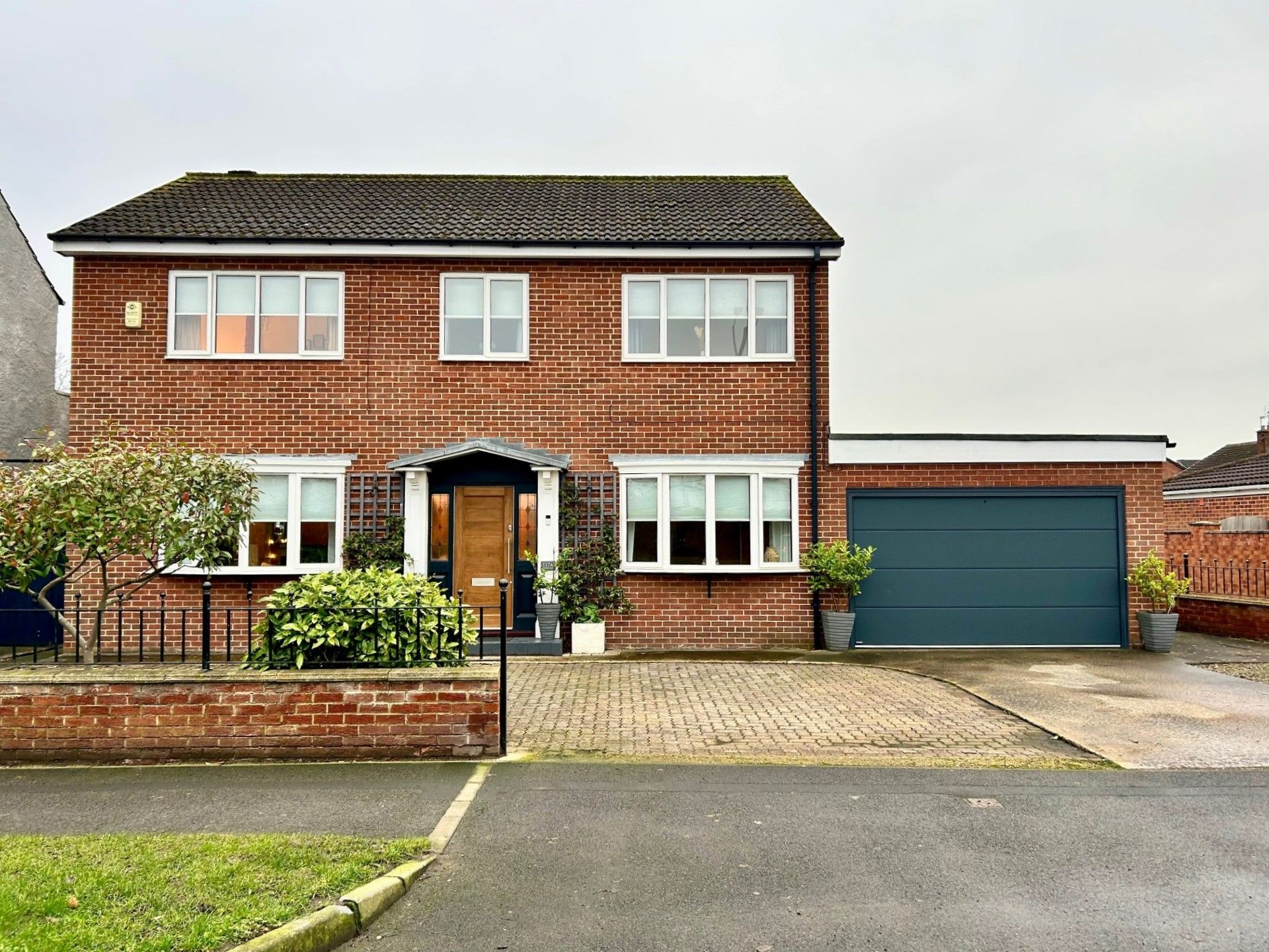 4 bedroom detached house For Sale in Bishop Auckland - Front Elevation.