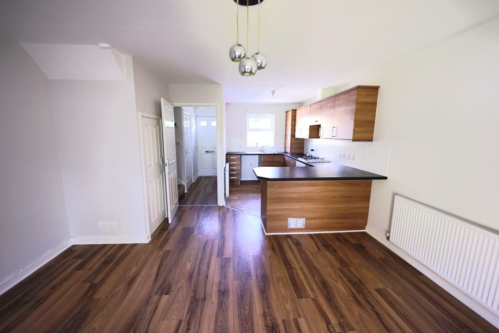 2 bedroom mid terraced house For Sale in Bishop Auckland - Lounge/Kitchen.