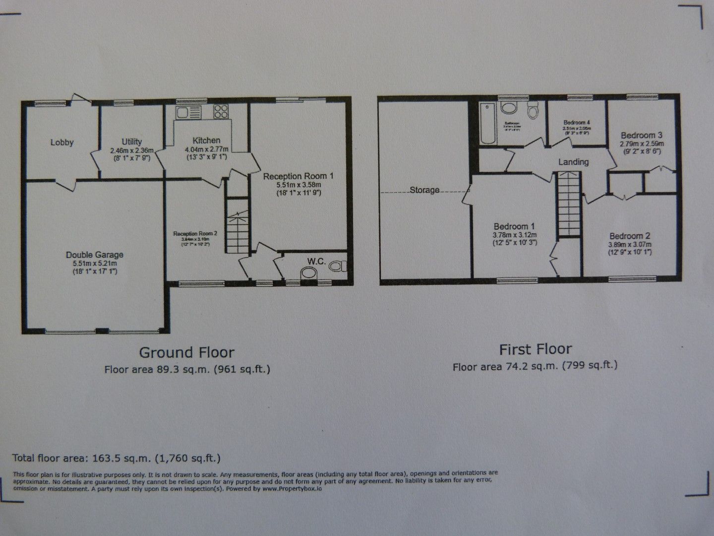 4 bedroom detached house For Sale in Broadstairs - Floorplan 1