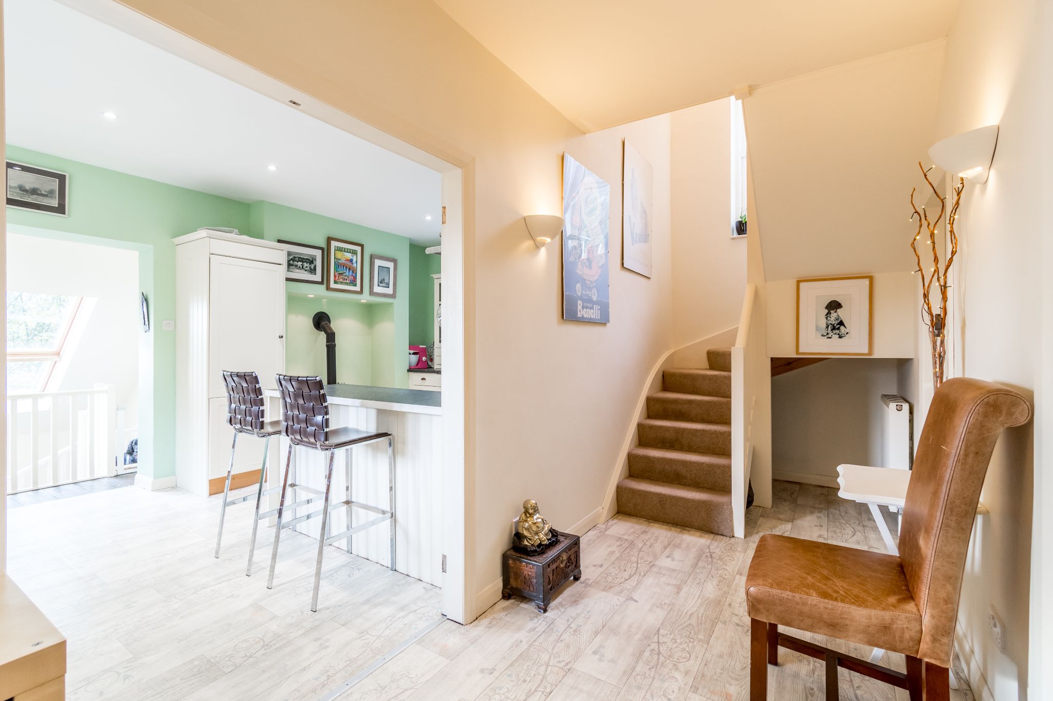 3 bedroom detached house SSTC in Brighouse - View from the front entrance door