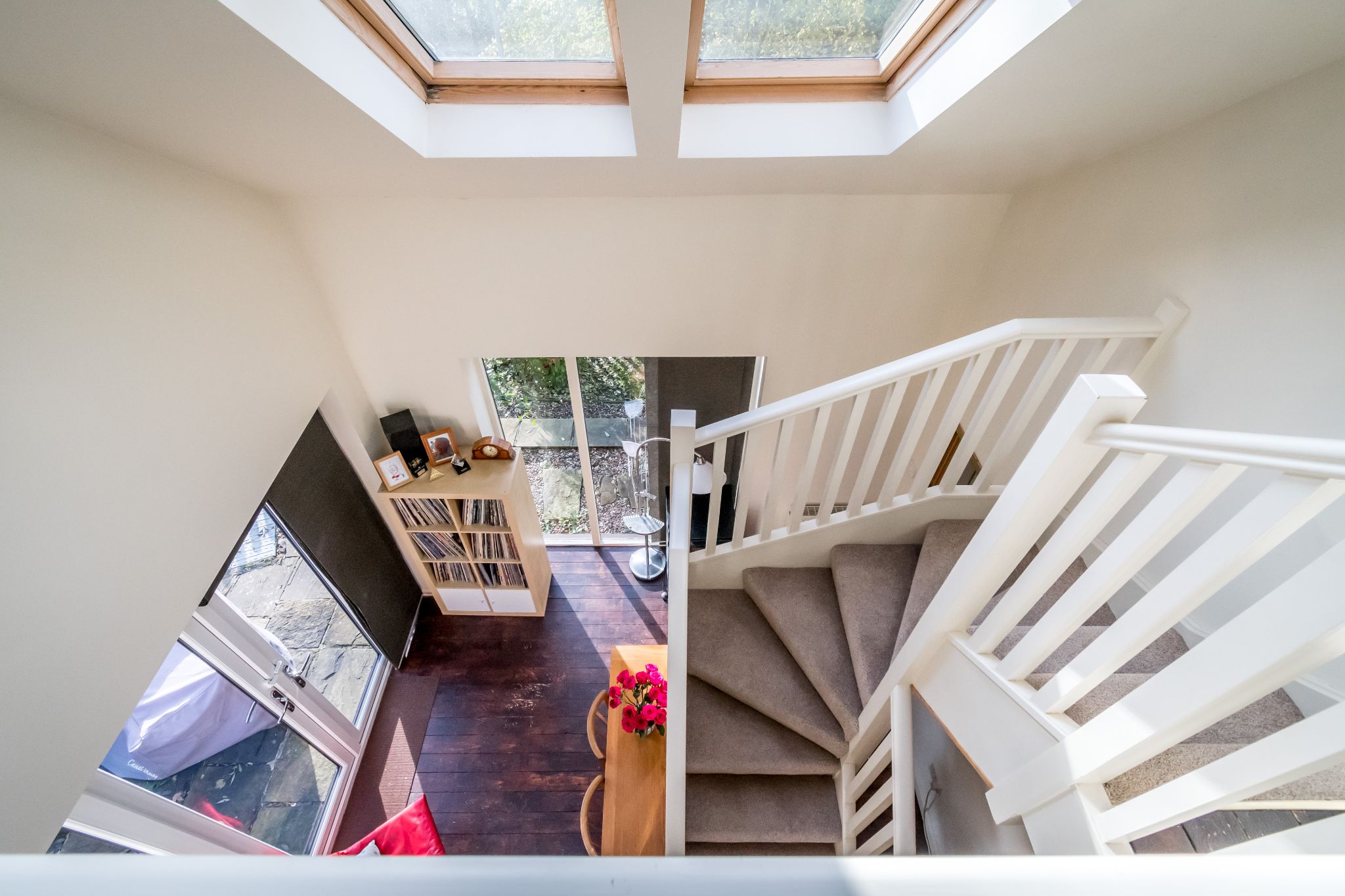 3 bedroom detached house SSTC in Brighouse - Looking over the banister from the ground floor landing
