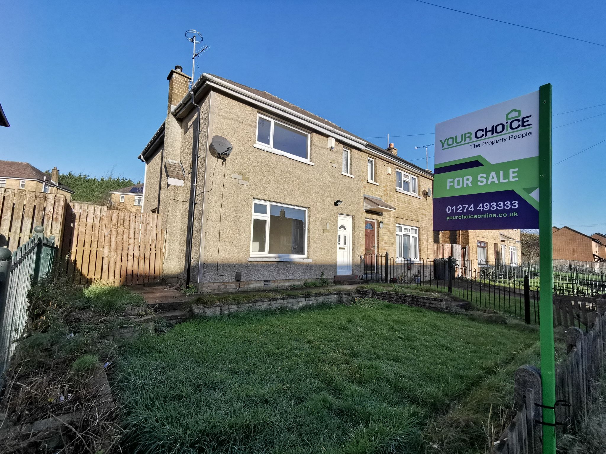 2 bedroom semi-detached house SSTC in Bradford - Photograph 1.